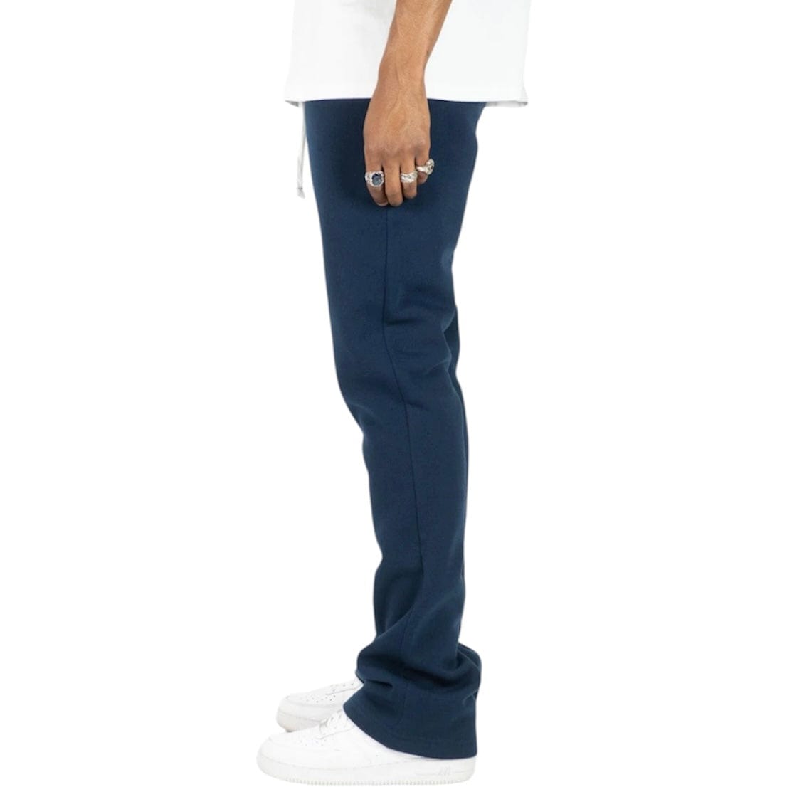 Rebel Minds Stacked Fleece Sweatpants (Navy) 100-475