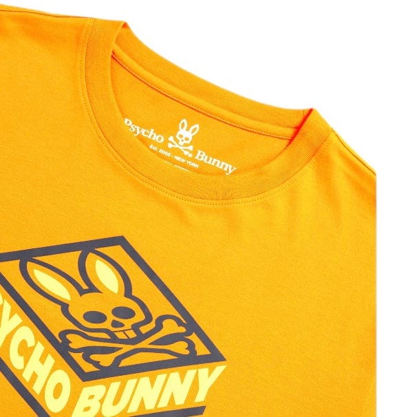 Psycho Bunny Glasson Graphic Tee (Tangelo) B6U207Q1PC