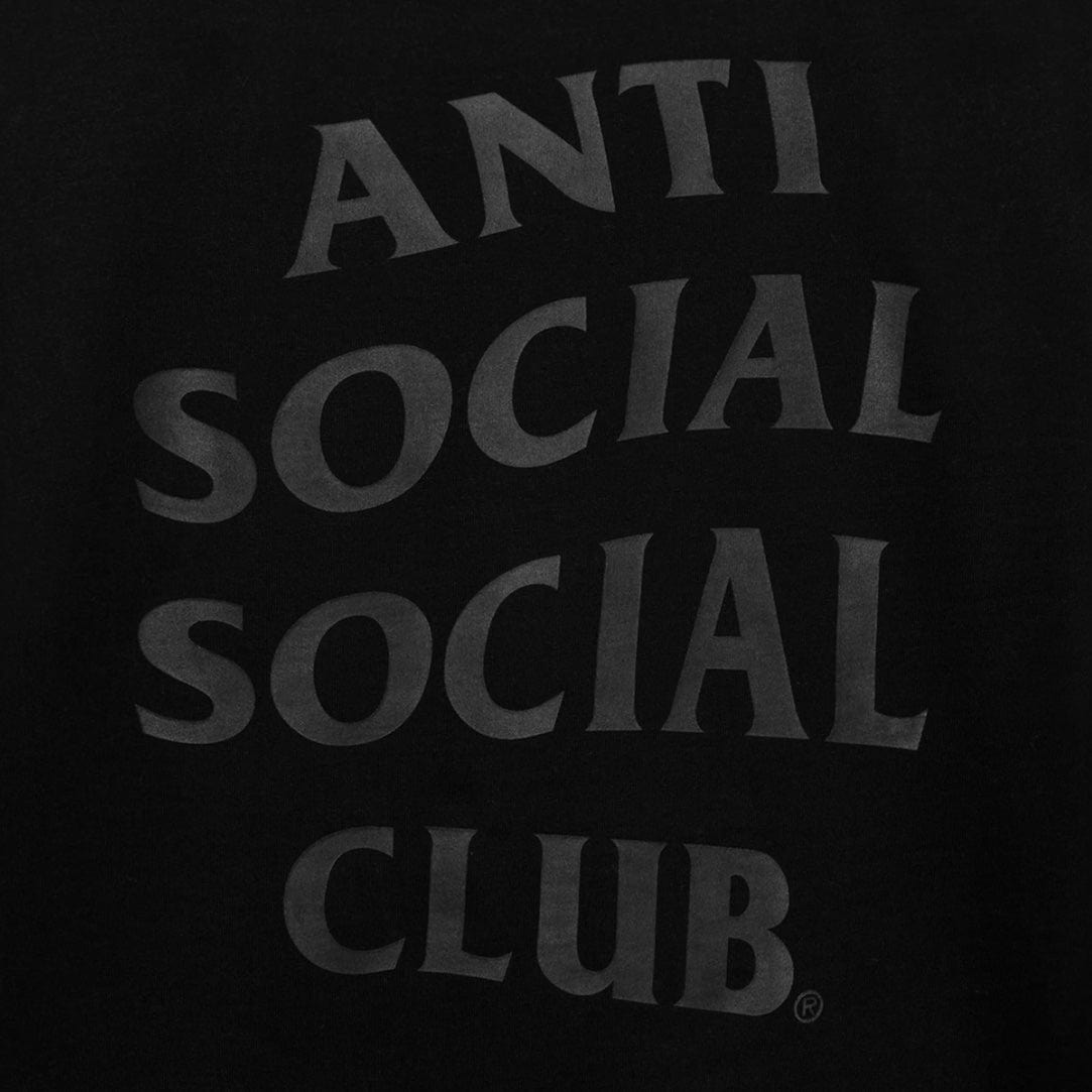 Anti Social Social Club Same But Different Tee (Black) ASSC23MAJ1SS431