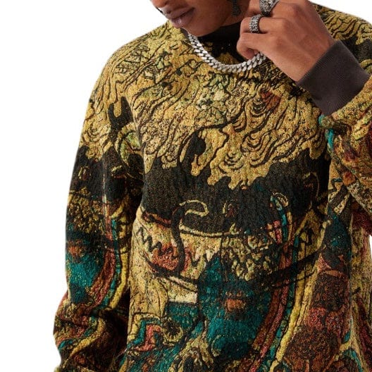 Jordan Craig Silk Road Crewneck Sweater (Catfish) 3974