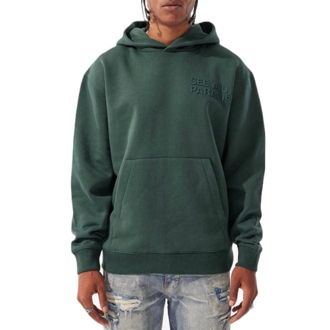 Jordan Craig Paradise Tonal Pullover Hoodie (Hunter Green) 8862H