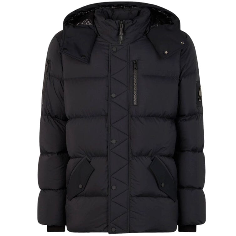 Moose Knuckles Everest 3Q Puffer Jacket (Black) M34MJ196