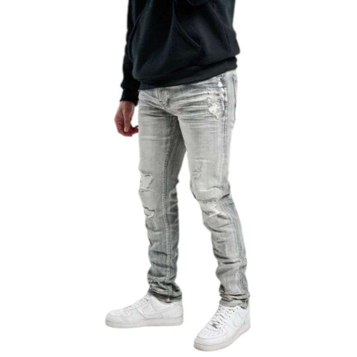 Spark Slim Fit Stretch Jean (Gray) S4403