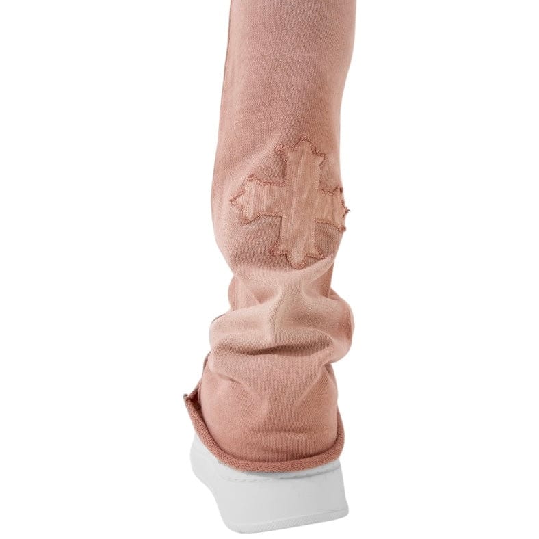 See You In Paradise Oasis Washed Stacked Sweatpants (Dirty Rose) 8864L