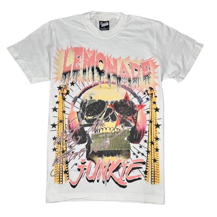 Lemonade Junkie Worldwide Junkie Tee (Washed White) LJ-084424