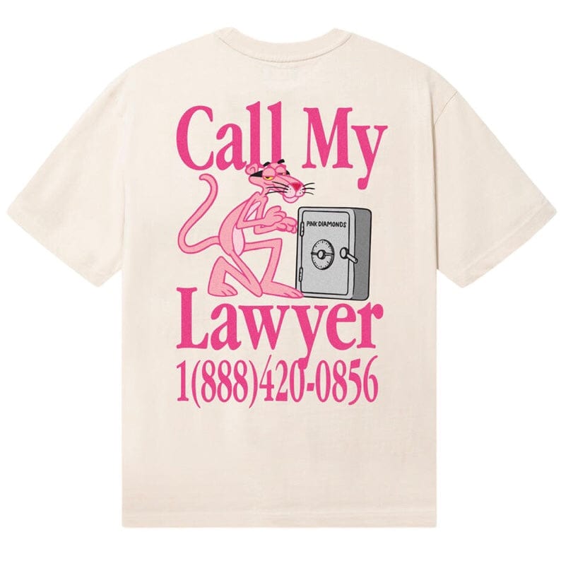 Market Pink Panther Call My Lawyer T Shirt (Ecru) 399001787