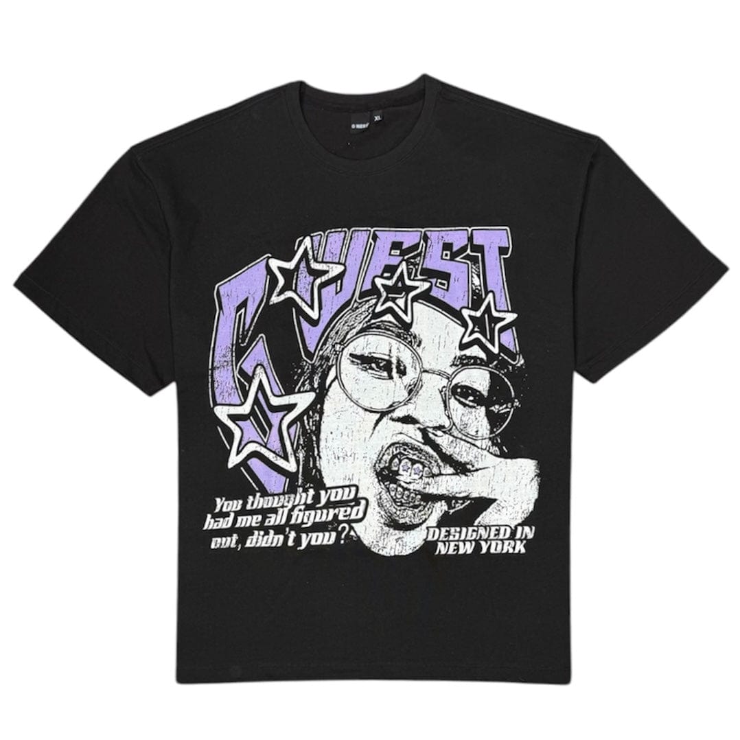 G West Figured Out Tee (Black/Purple)