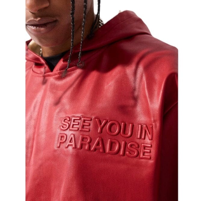 Jordan Craig Thriller Pullover Hoodie (Red) 8556H