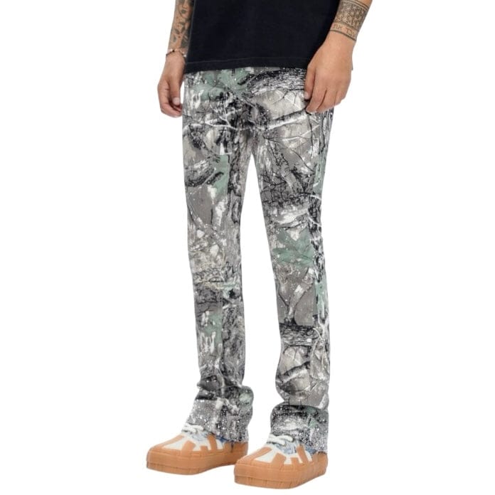 Valabasas Recon Stacked Jeans (Grey Forest) VLBS-VJ3-1059