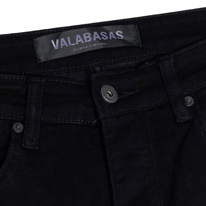 Valabasas Track Baggy Denim Jean (Black) VLBS-BG-24