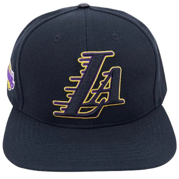 Pro Standard Nba Los Angeles Lakers Classic Logo Snapback Hat (Black)