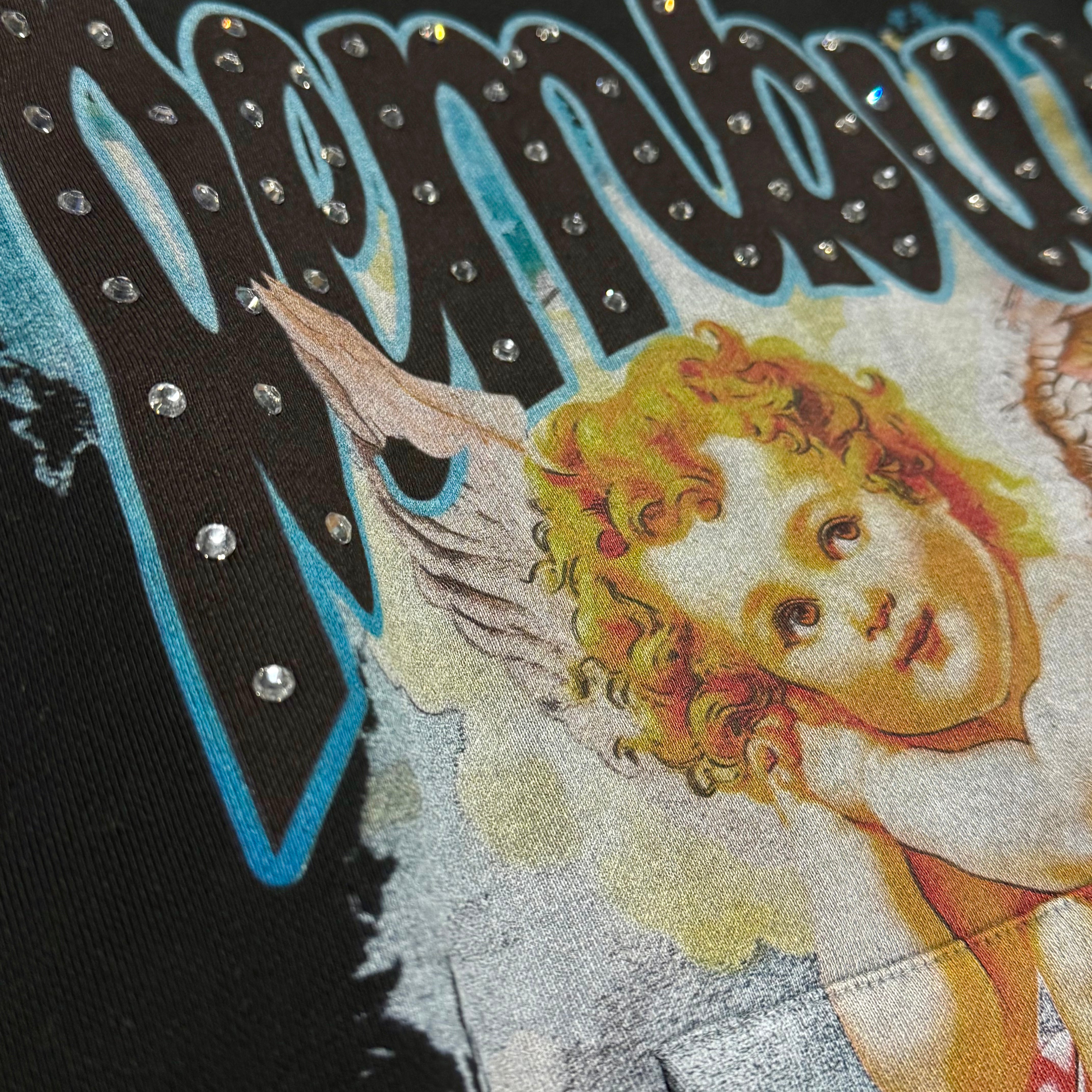 Bemburi Sweet Dreams Angel Stoned Hoodie (Black)