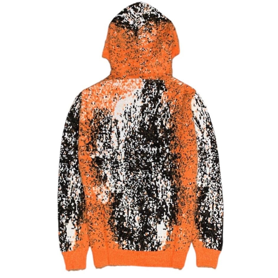 One In A Million Jumpsuit Mohair Pullover Sweater Hoodie (Orange) KG-630