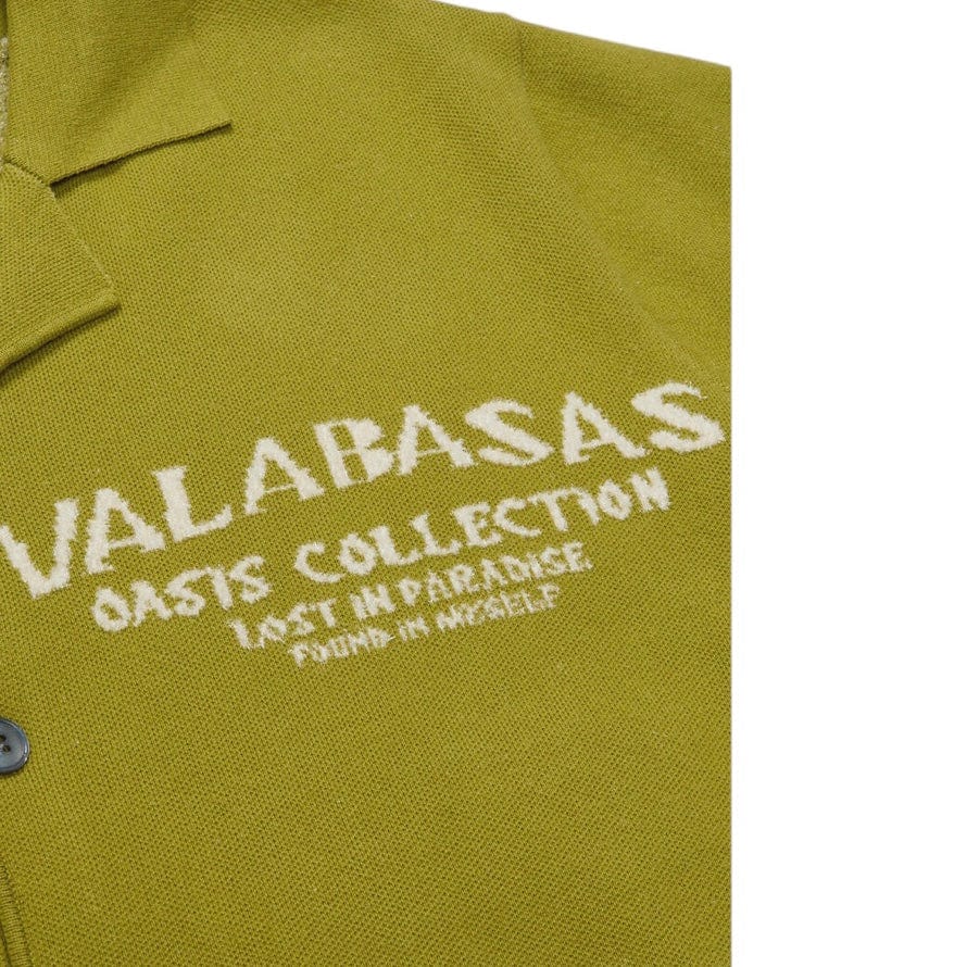 Valabasas Los Palmas Woven Button Down (Green) VLBSWB003