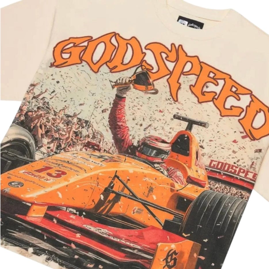 Godspeed F1 Finishline Tee (Bone)