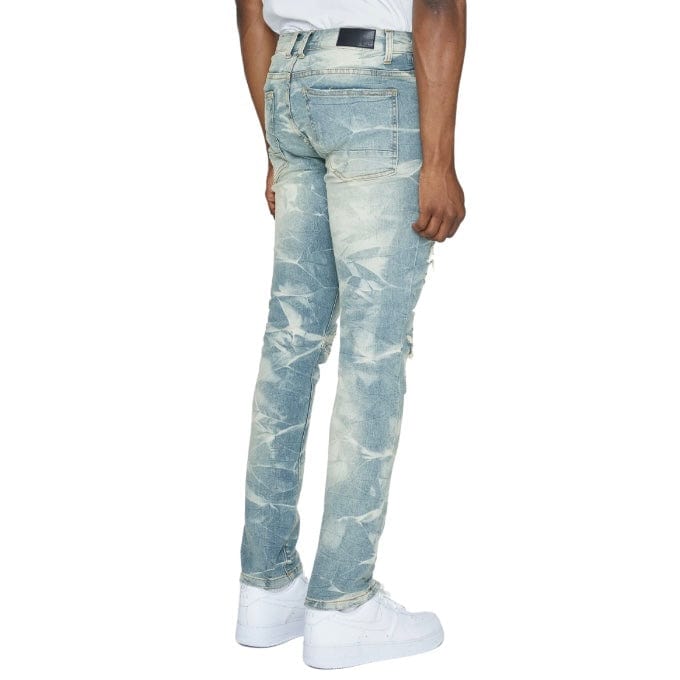 Smoke Rise Lightning Effect Jeans (Clyde Blue) JP23509