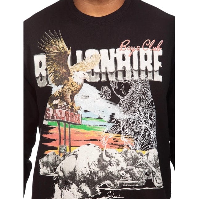 Billionaire Boys Club BB Desert Eagle Sweatshirt (Black) 841-8316