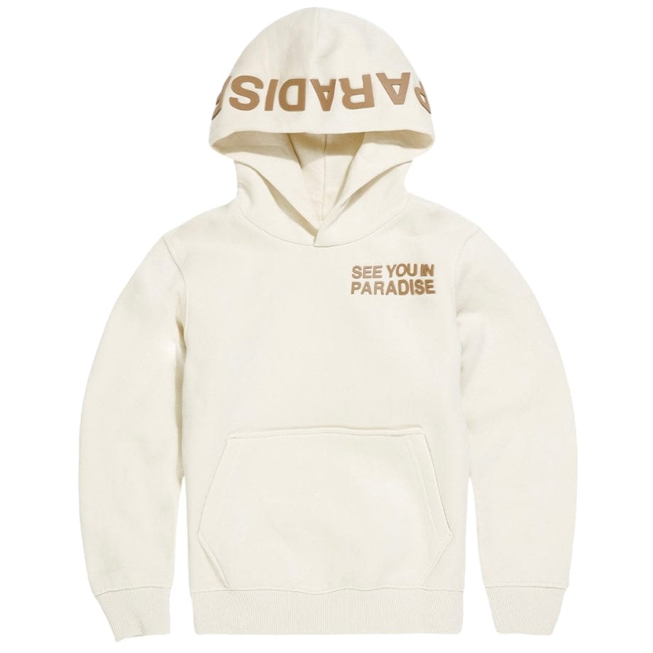Kids See You In Paradise Tonal Pullover Hoodie (Bone) 8899HK