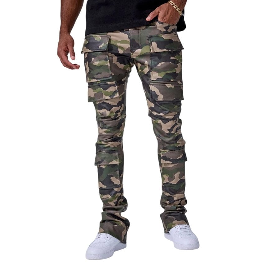 Jordan Craig Ross Stacked Thriller Cargo Pants (Vintage Camo) JRF2250C