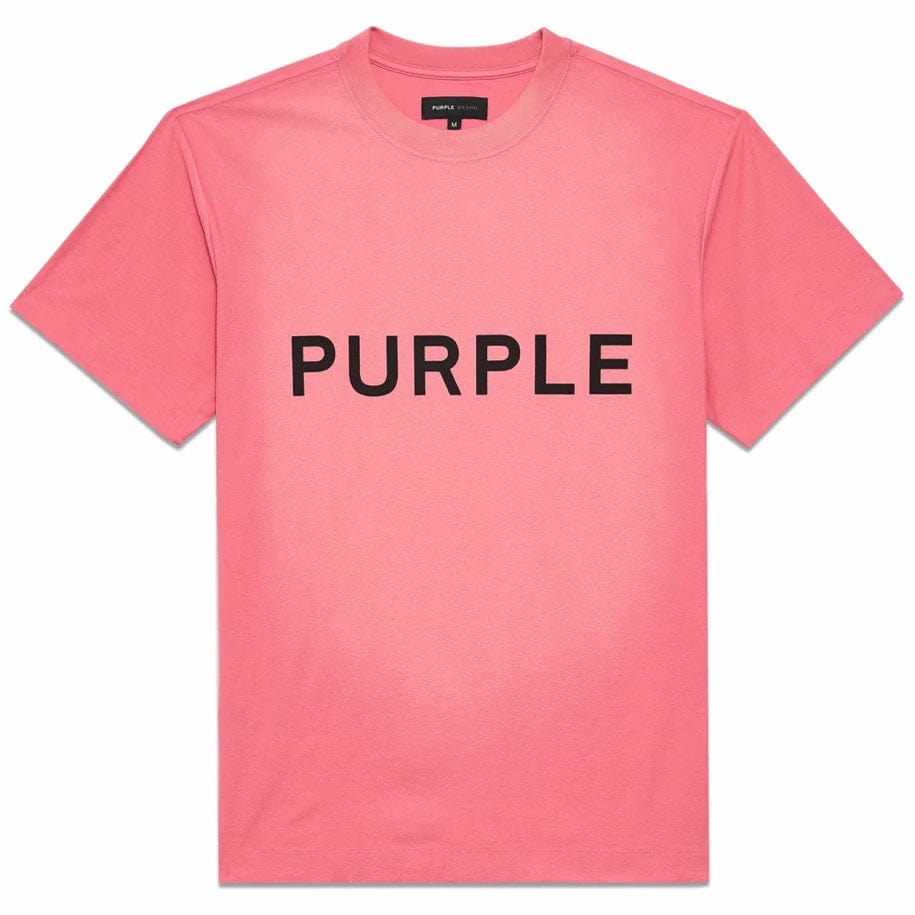 Purple Brand Wordmark Textured SS Tee (Desert Rose) P104-JDMW324