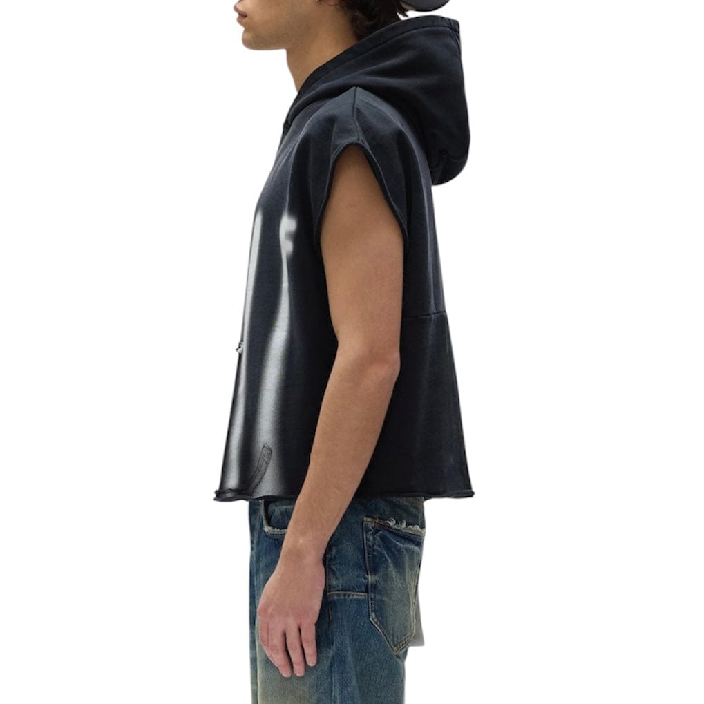 Purple Brand Sleeveless Hoodie (Black) M4153-MFBB325