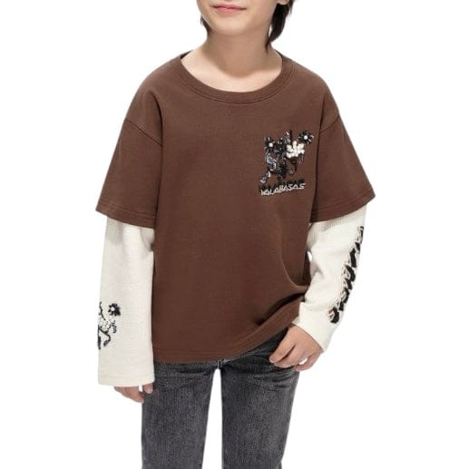 Kids Valabasas Inheritance Tee (Brown) VPLAY-VSL1-1017