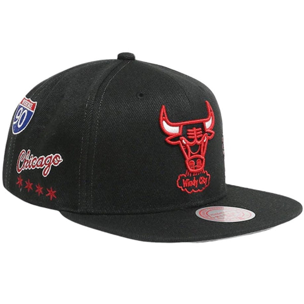 Mitchell & Ness Nba Chicago Bulls Hyperlocal Hwc Snapback (Black)