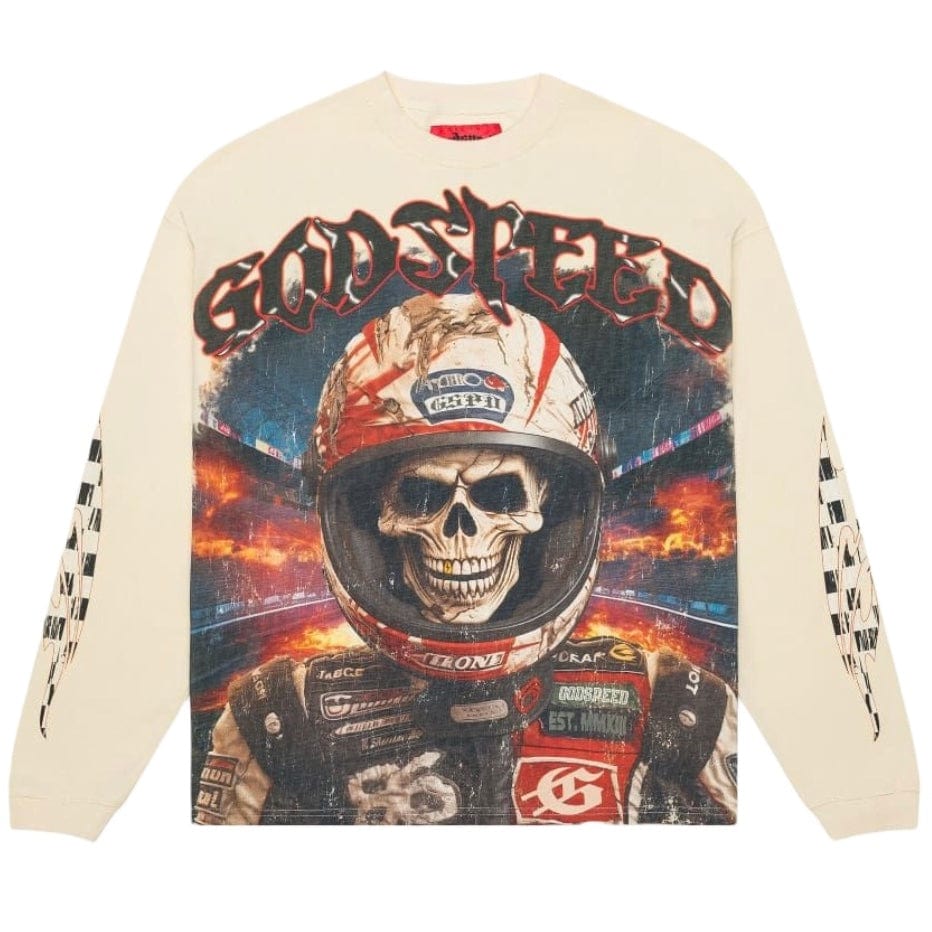 Godspeed Racer Goldie LS T-Shirt (Bone)