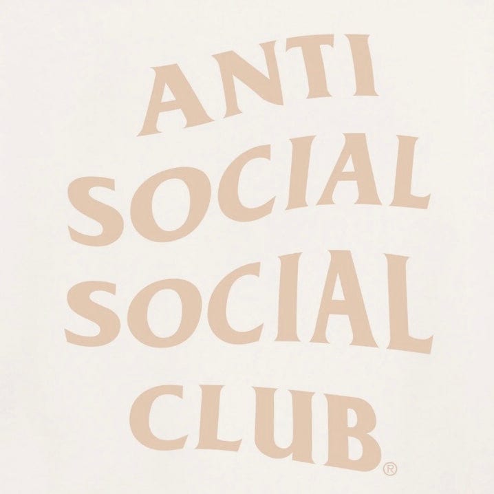 Anti Social Social Club Mind Games Tee (Natural)