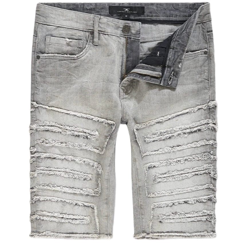 Jordan Craig Og Python Denim Shorts (Arctic Grey) J1148S