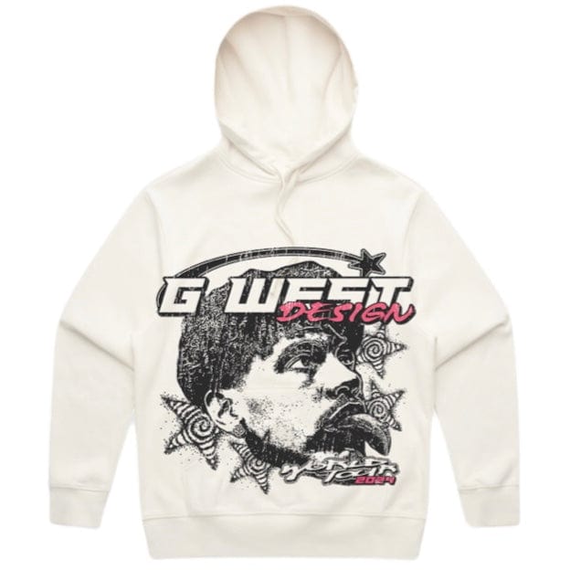 G West World Tour Hoodie (White/Pink)