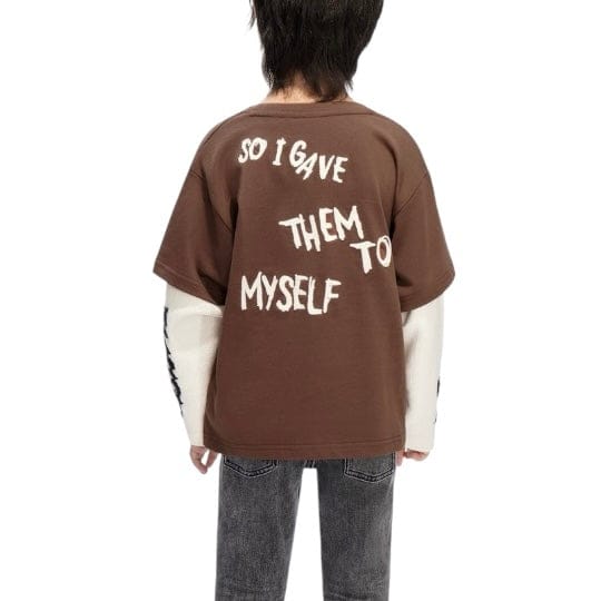 Kids Valabasas Inheritance Tee (Brown) VPLAY-VSL1-1017