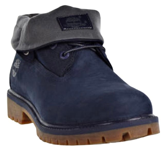 Timberland Heritage Roll Top Boots (Navy Nubuck)