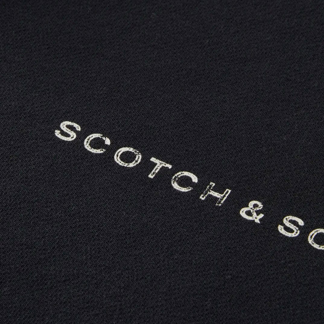 Scotch & Soda Essentials Logo Sweatshirt (Black) 179195