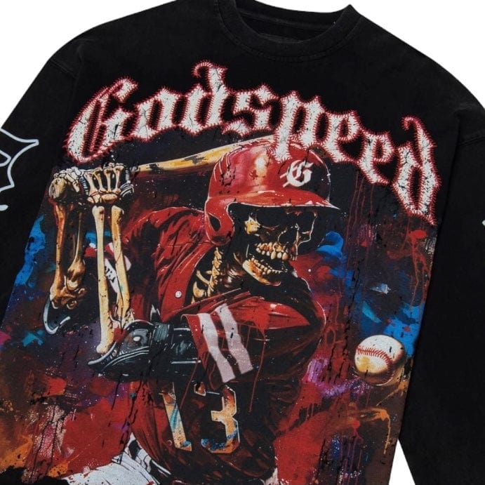 Godspeed Grandslam Longsleeve T-Shirt (Black Wash)