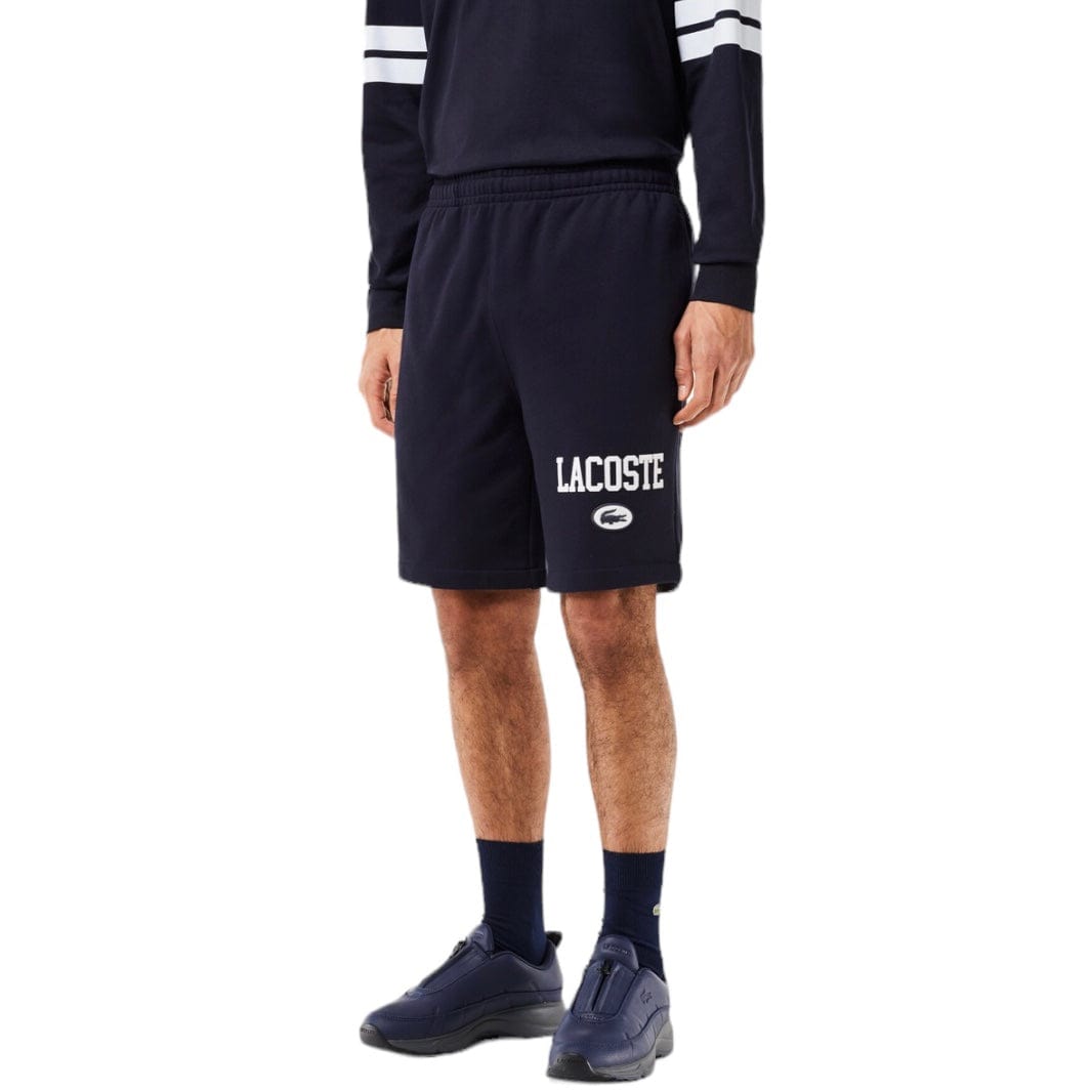 Lacoste Regular Fit Lacoste Print Jogger Short (Navy Blue) GH7499-51