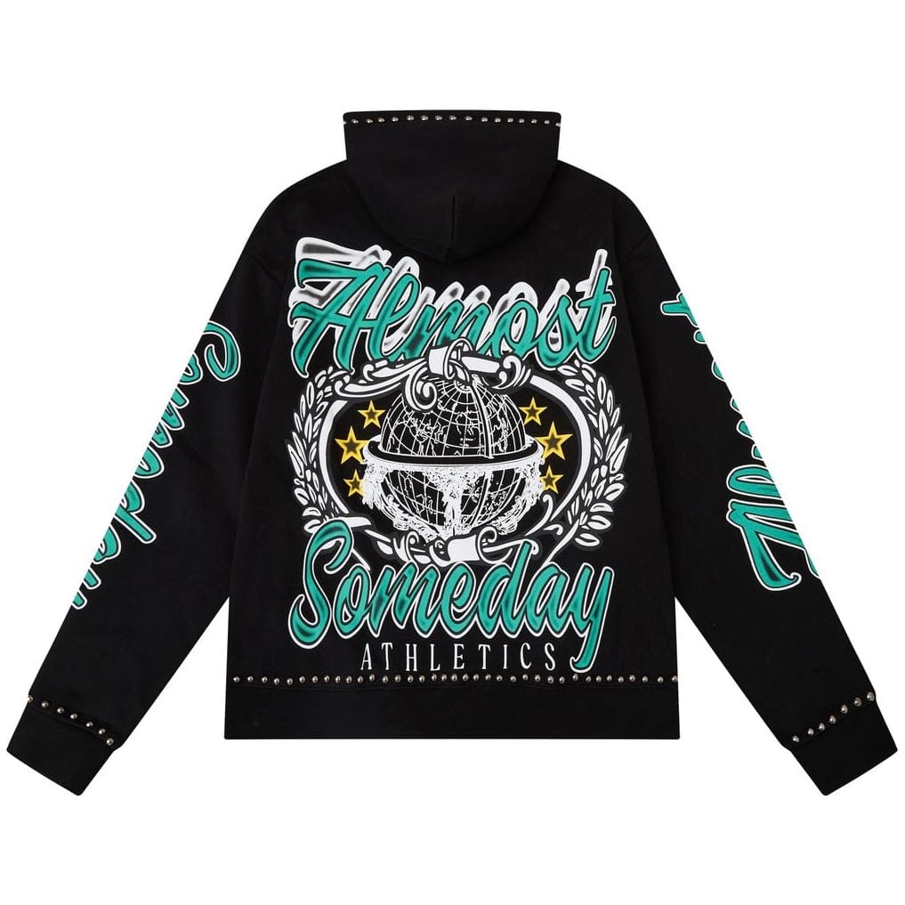 Almost Someday Also Athletics Hoodie (Black) AS-H011
