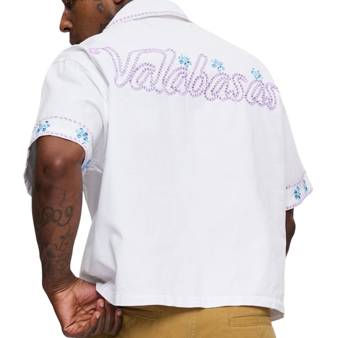 Valabasas Under Pressure Cropped Button Down (White) VLBS-VBD2-1005