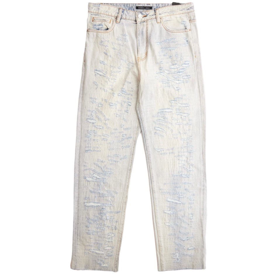 Embellish Blasted Straight Denim (Powder Wash) EMBF24-011