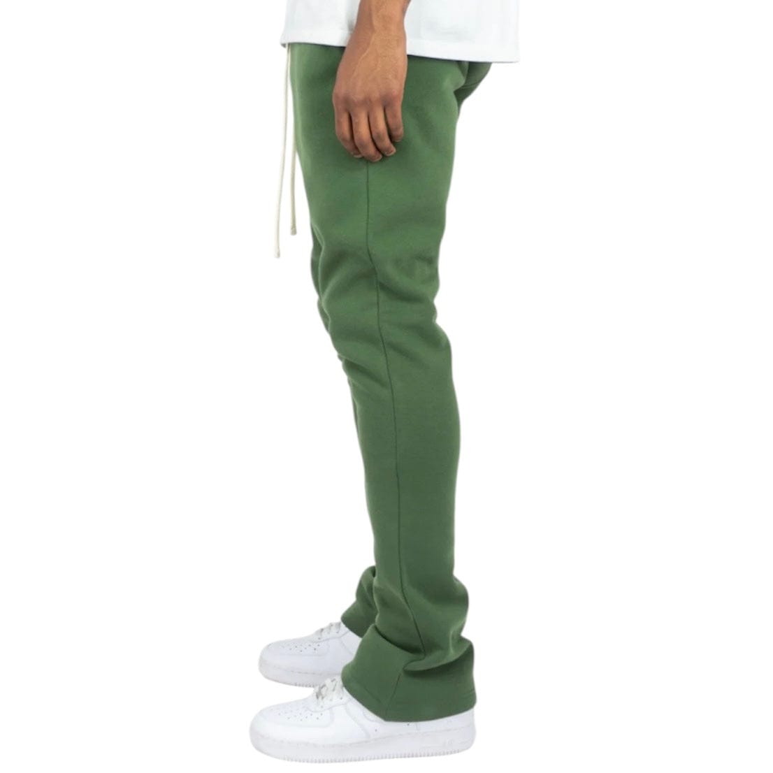 Rebel Minds Stacked Fleece Sweatpants (Olive) 100-475