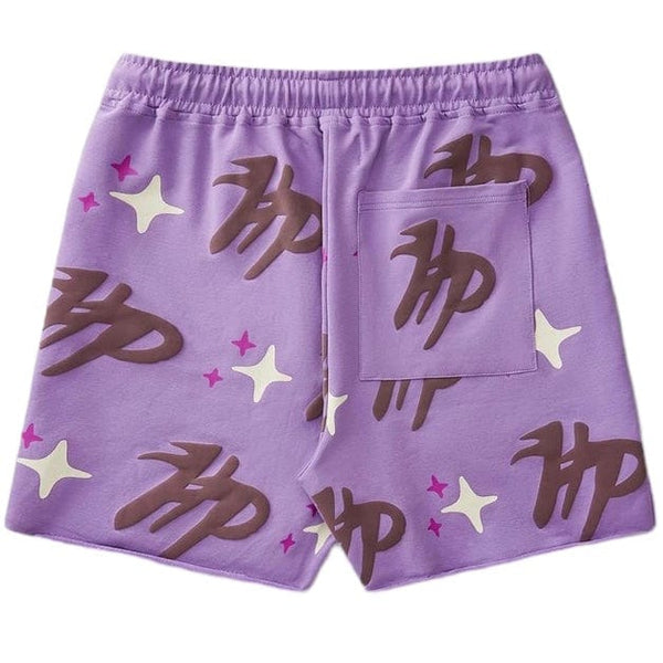 Hyde Park Puff The Magic Pattern Shorts (Purple)