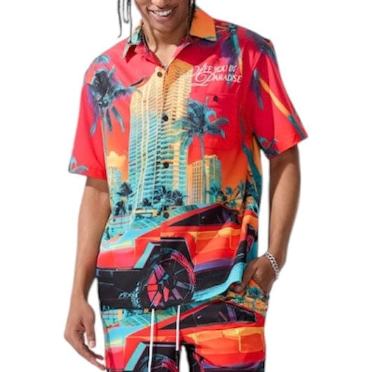 Jordan Craig Retro Wanderlust Party Short & Shirt Set (Miami) 2060-2060S