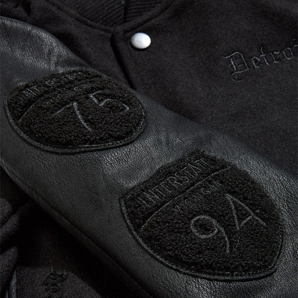 Boys Jordan Craig 313 Varsity Jacket (Blackout) 91655B