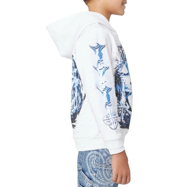 Boys Guapi Heavens Vault Kids Hoodie V1 (White)