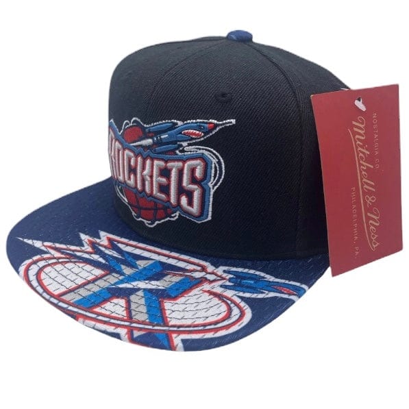 Mitchell & Ness Nba Houston Rockets Snapshot Hwc Snapback (Black/Blue)