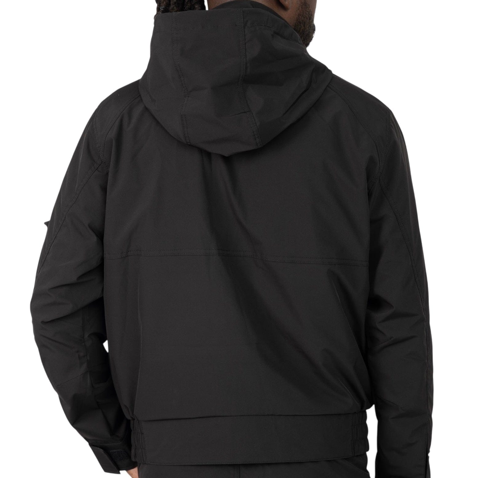 Smoke Wise Utility Windbreaker Set (Black)