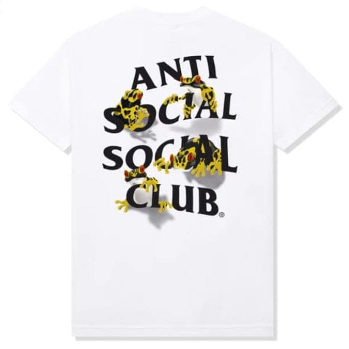 Anti Social Social Club Yellow Banded Tee (White)