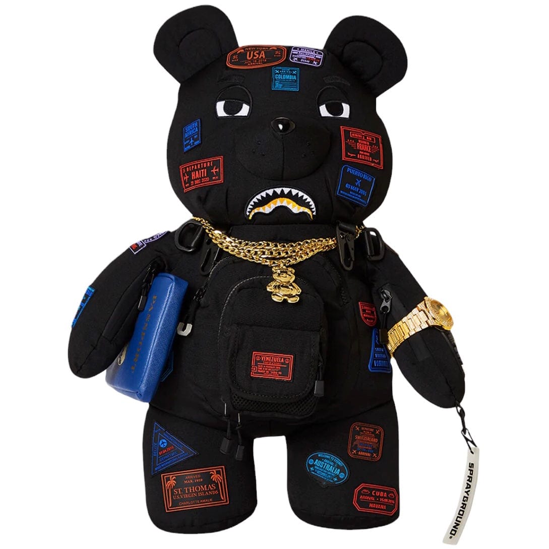 Sprayground James First Class I Got These Stamps Moneybear Backpack