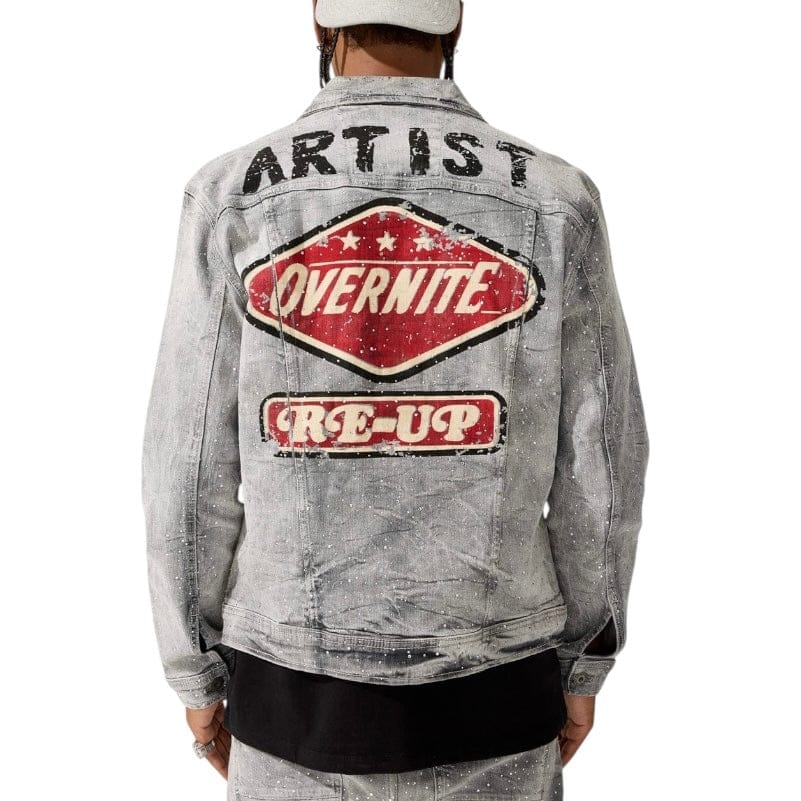 Jordan Craig Local Dealer Trucker Jacket (Cement Wash) JJ2339