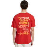 Scotch & Soda Front Back Artwork Tee (Boat Red) 175646
